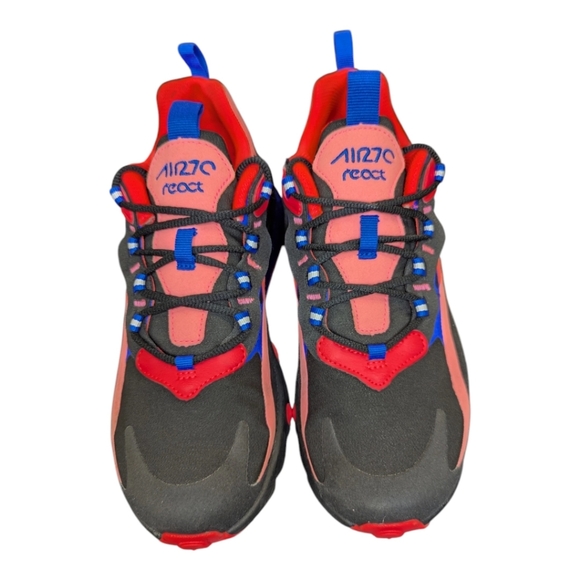 Nike Air Max 270 React GS "Sunset Pulse" Sz 6.5Y / 8 wmn - Picture 3 of 10